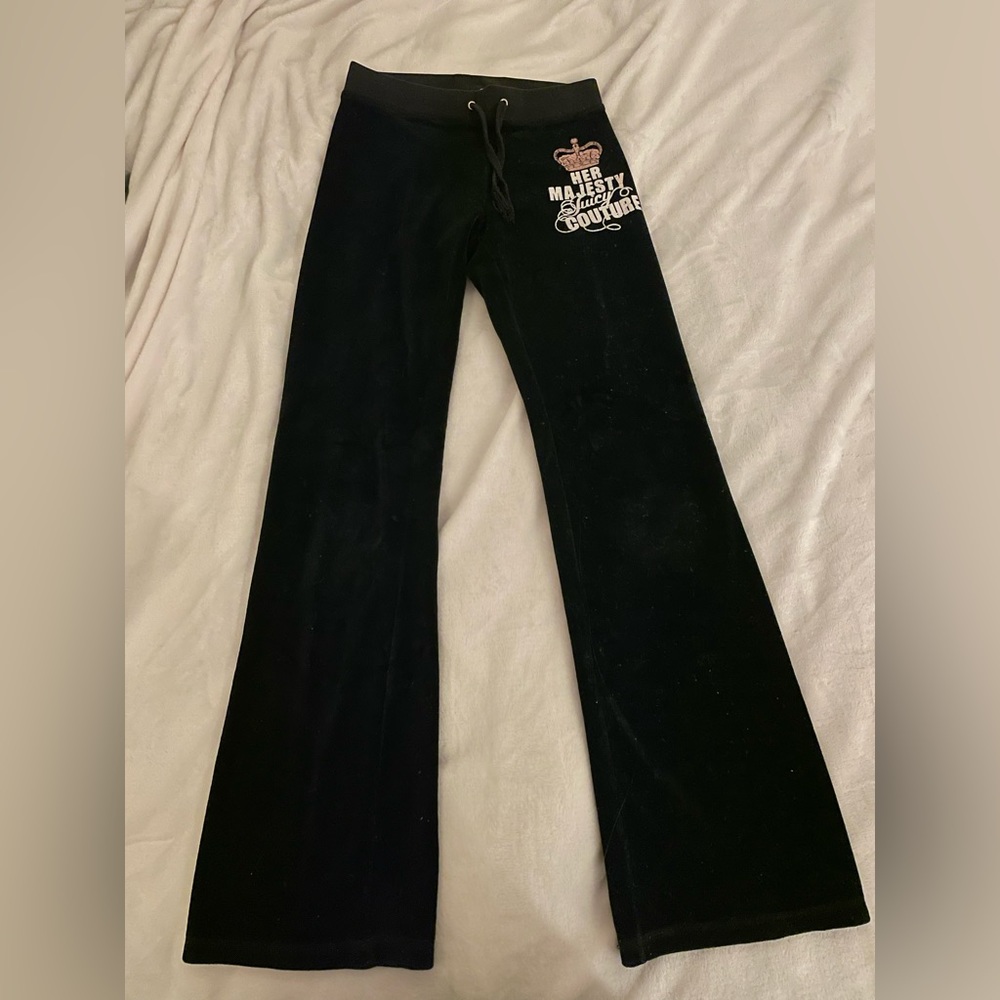 Juicy Couture Velvet Low Waisted Pants!